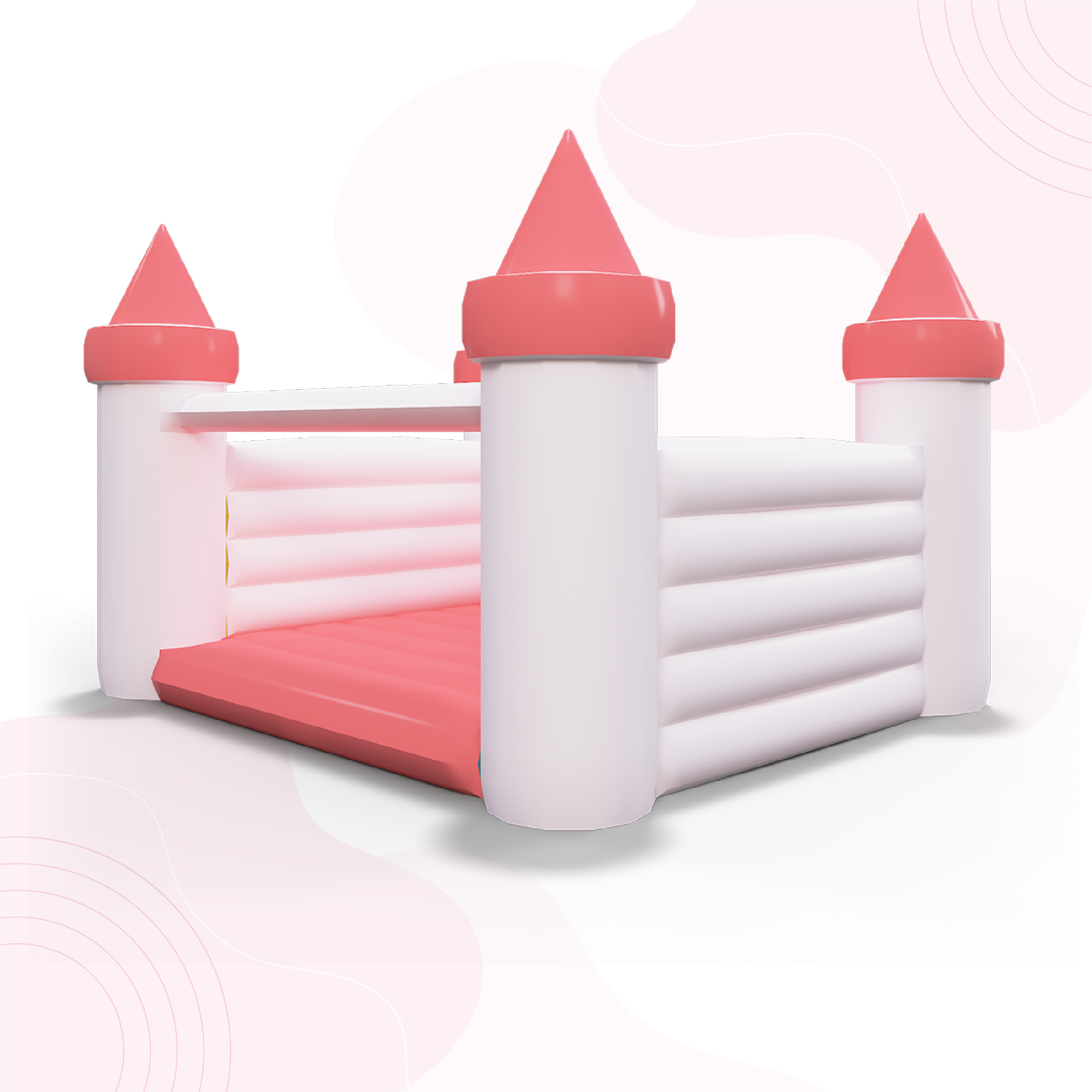 Pink Princess Castle Bounce House