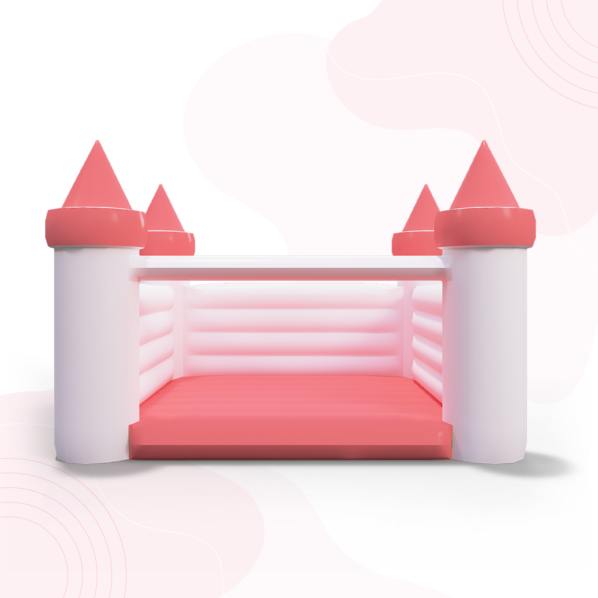 Pink Princess Castle Bounce House