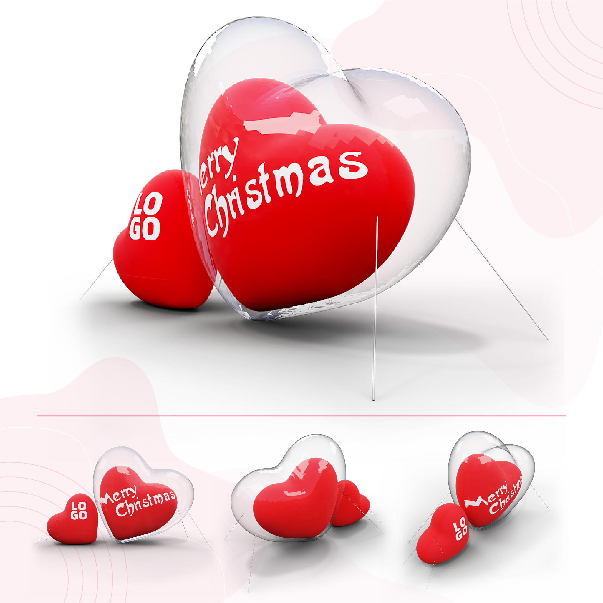 Heart in Love Inflatable Decor