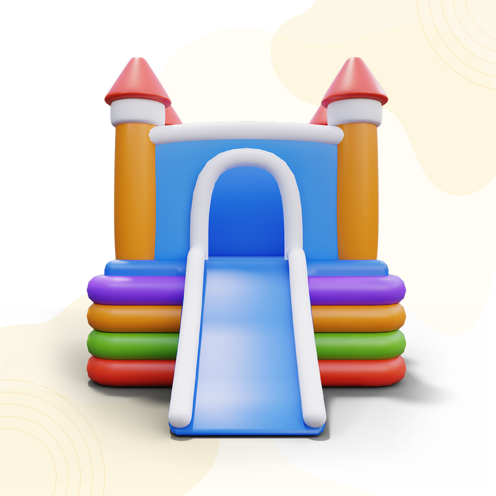 Rainbow Bounce Castle