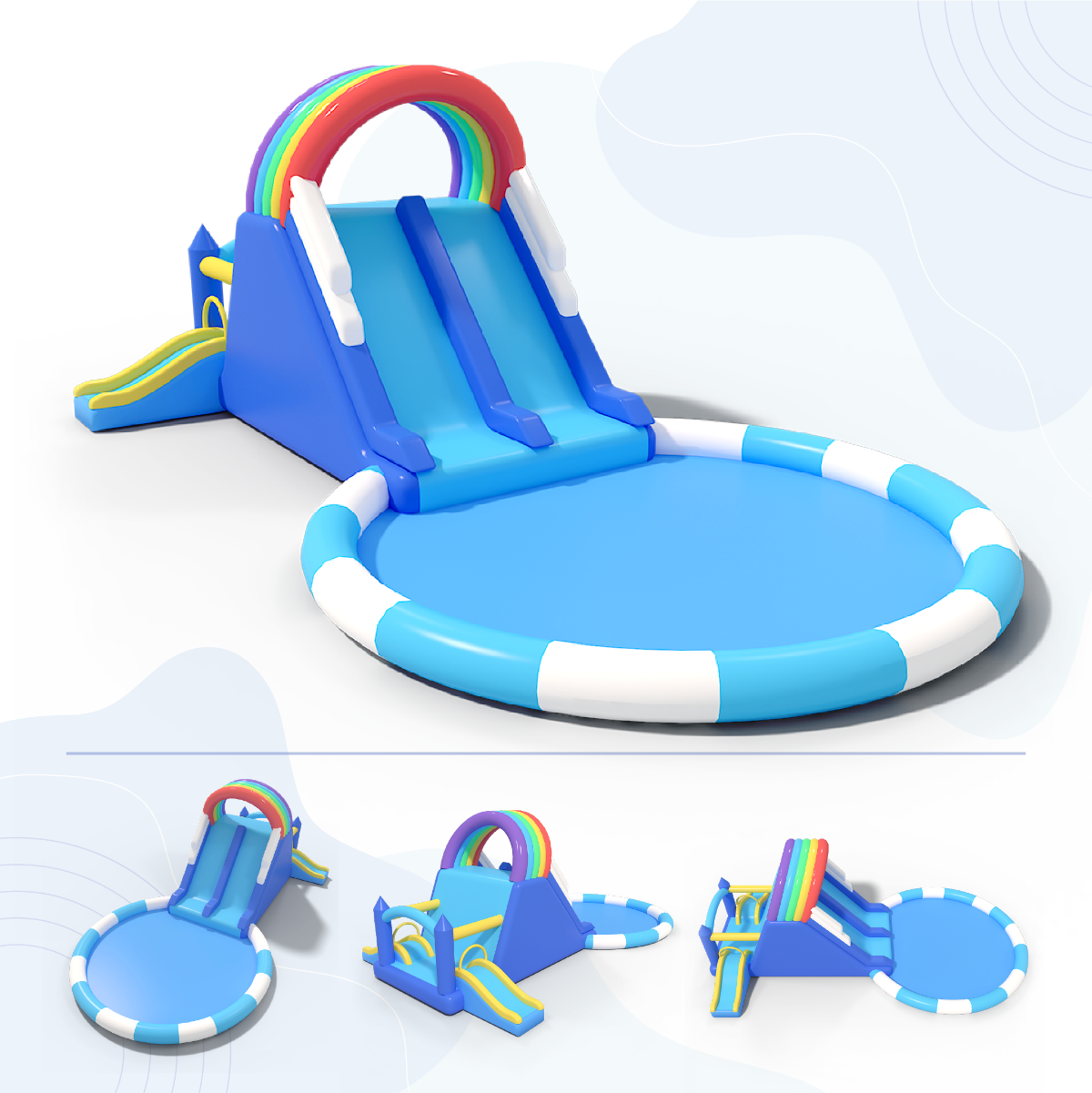 Rainbow Splash Slide