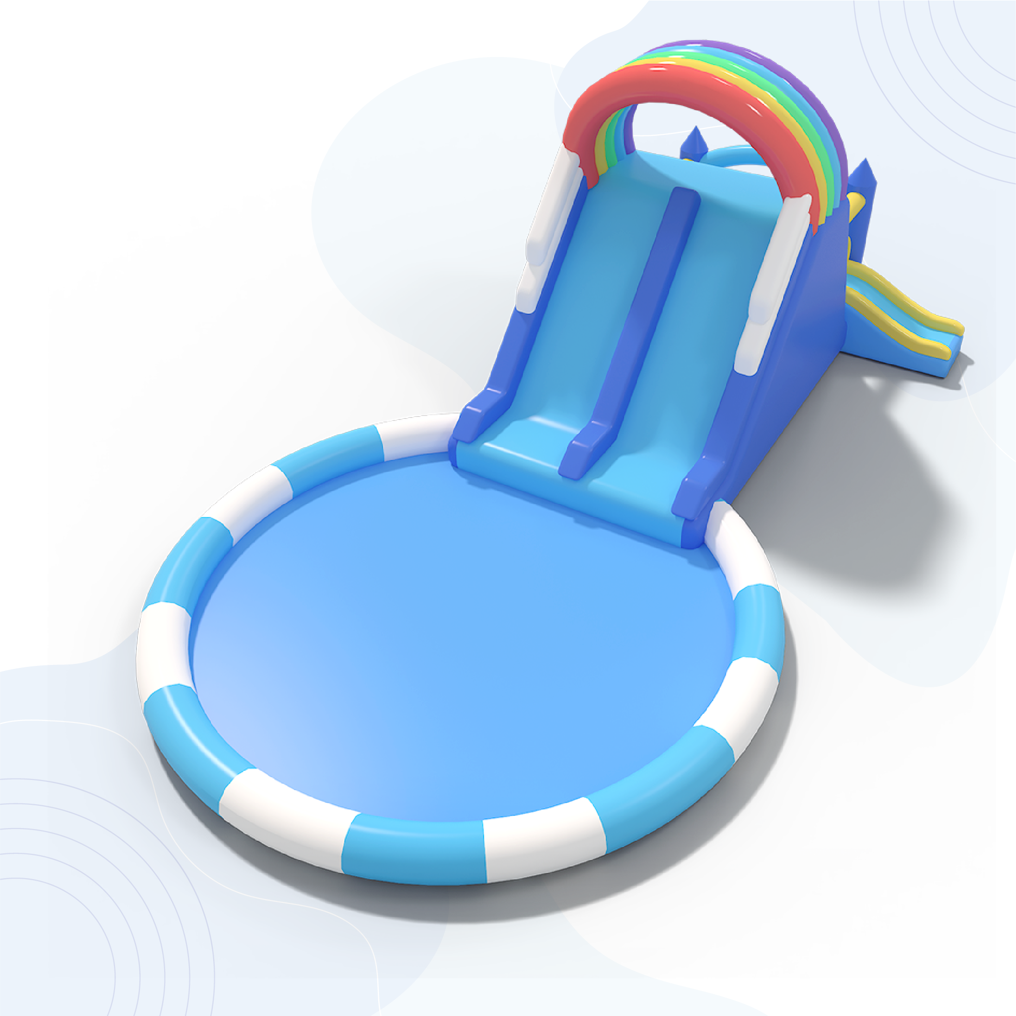 Rainbow Splash Slide