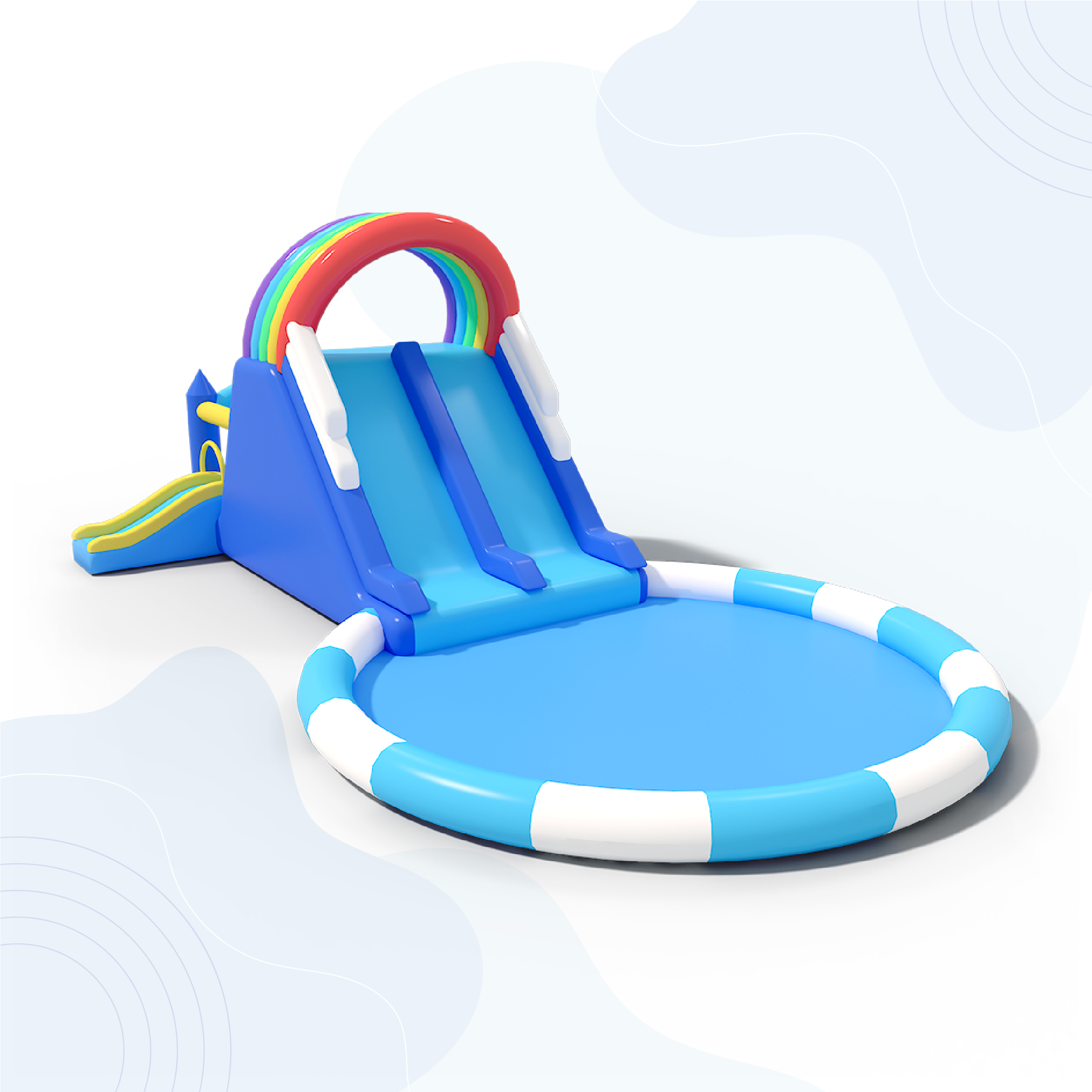 Rainbow Splash Slide