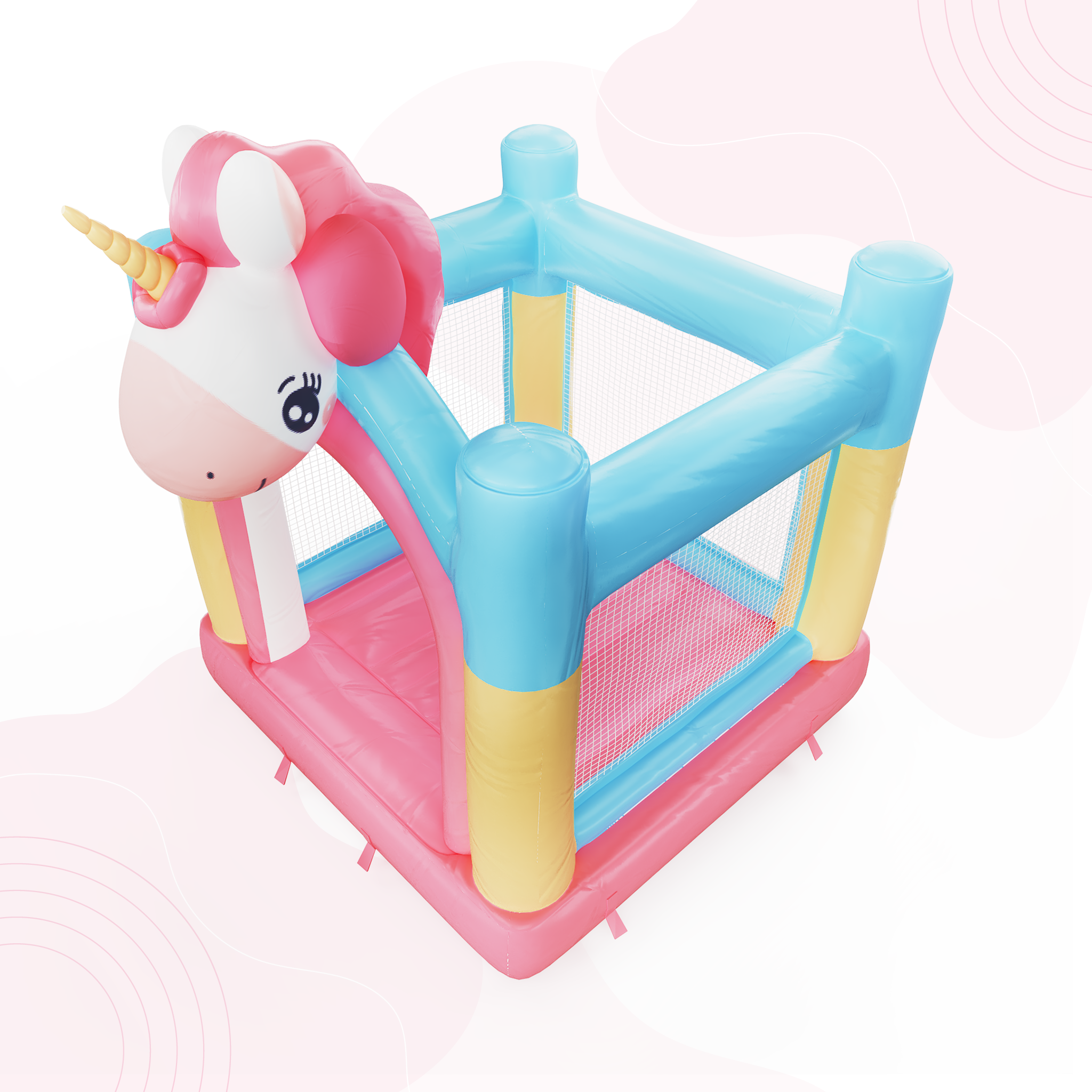 Unicorn Inflatable Castle