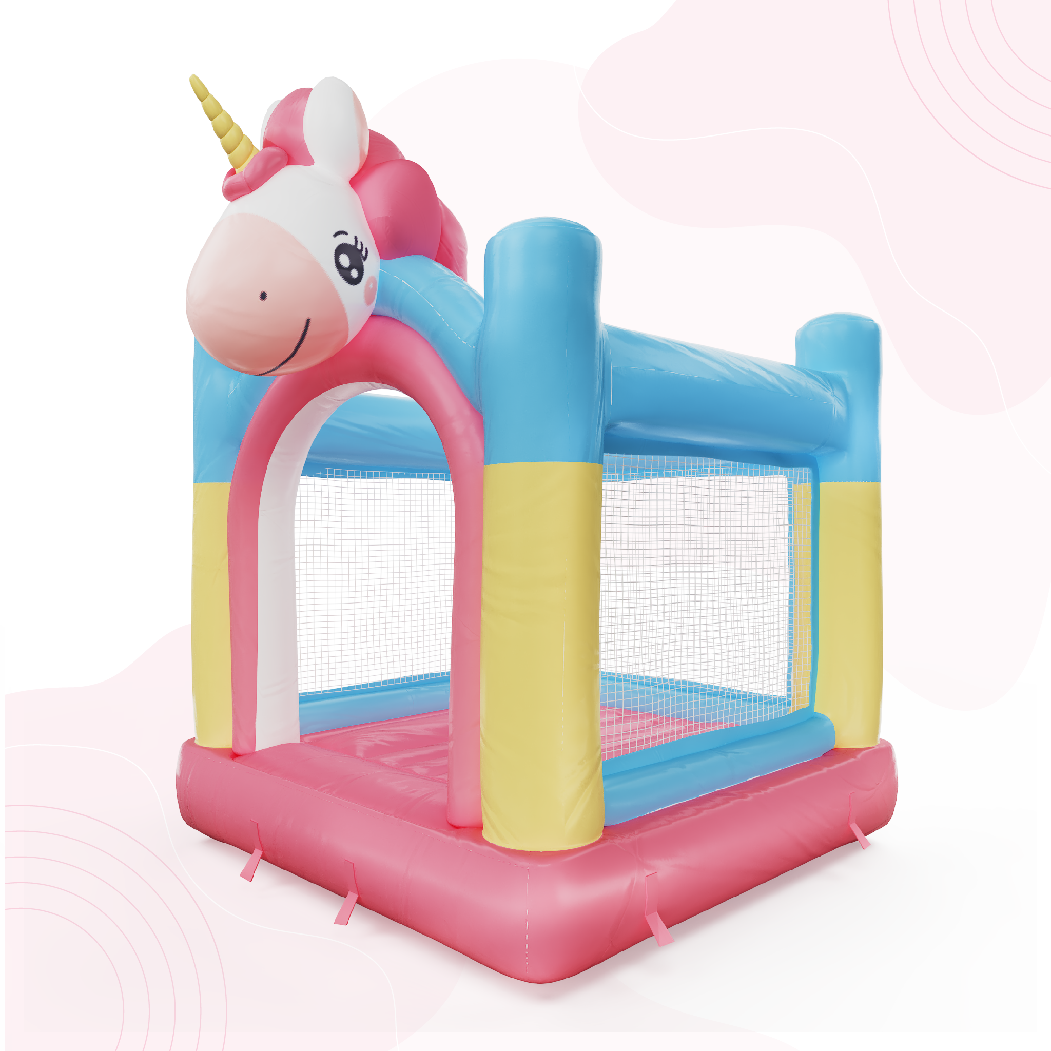 Unicorn Inflatable Castle