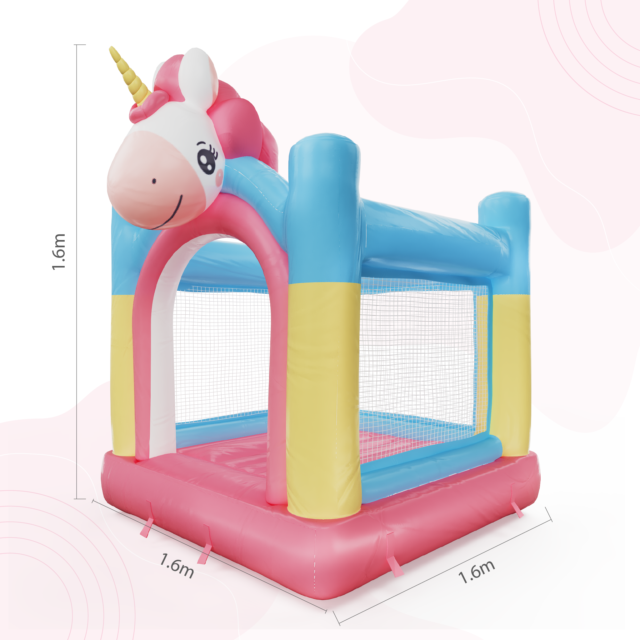 Unicorn Inflatable Castle