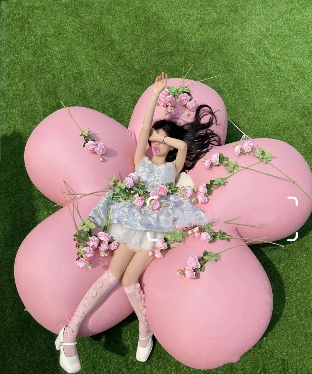 Floral Dream Inflatable Cushion